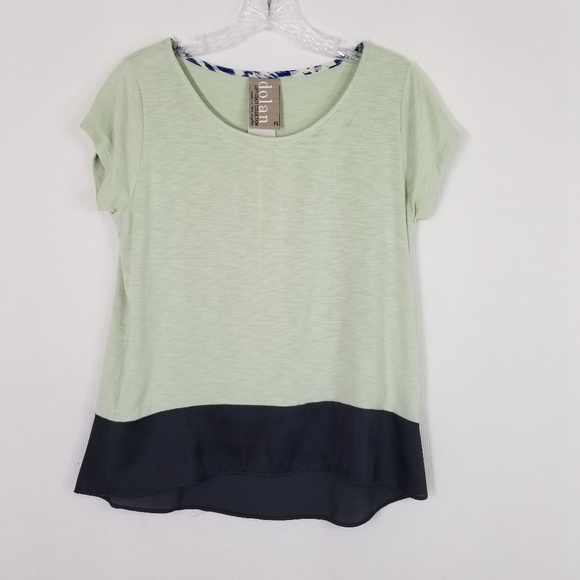 Anthropologie Tops - Anthro Dolan XS Pipa Mixed Media T-Shirt Top 3759